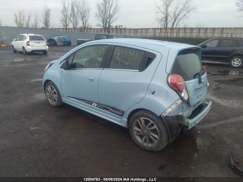 2015 Chevrolet Spark Ev 2Lt VIN: KL8CL6S0XFC704114 Lot: 12004763