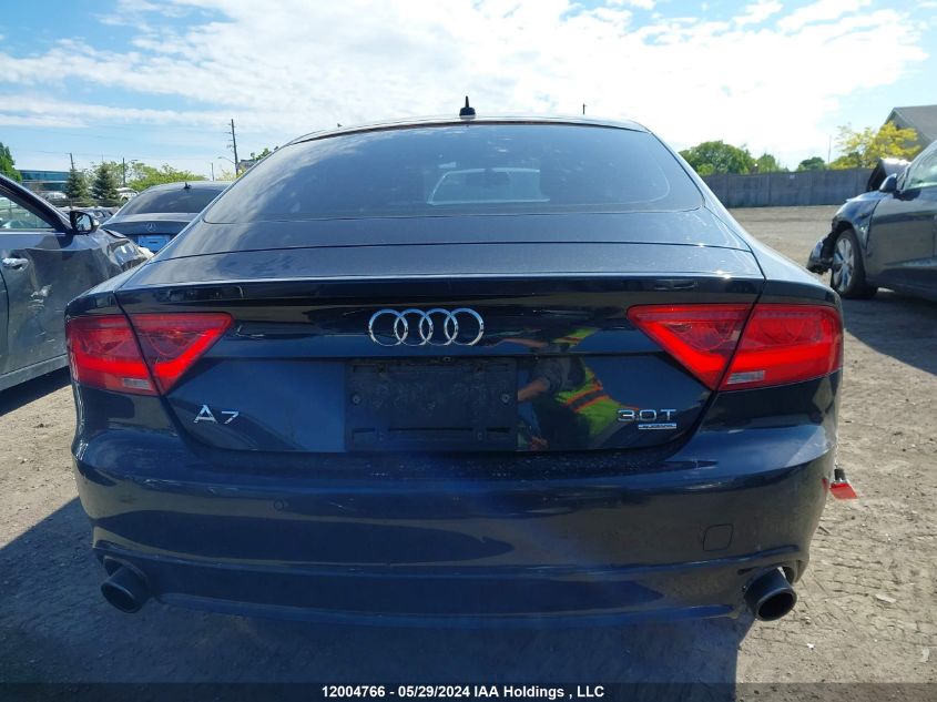 2013 Audi A7 VIN: WAU3GCFC5DN100516 Lot: 12004766