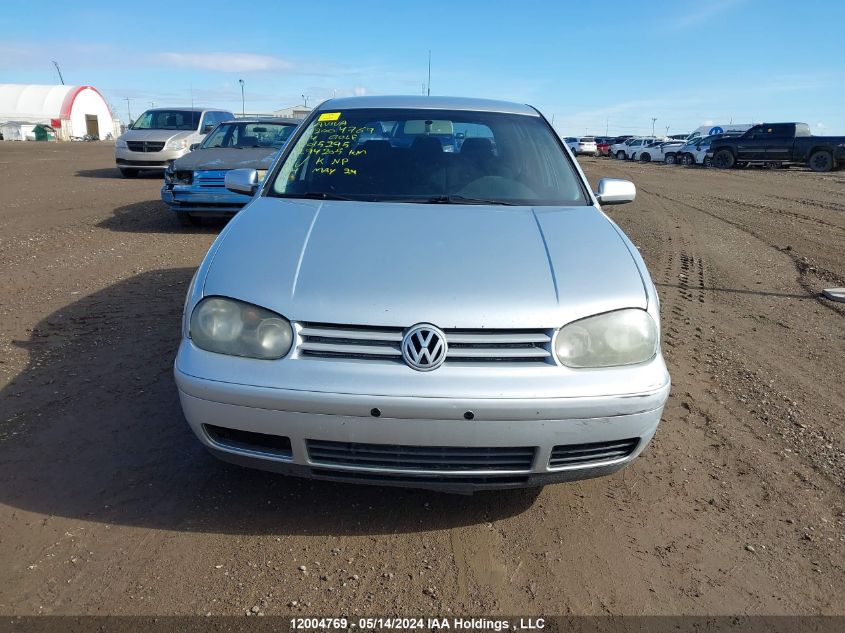 2004 Volkswagen Golf VIN: 9BWEL21J244015295 Lot: 12004769