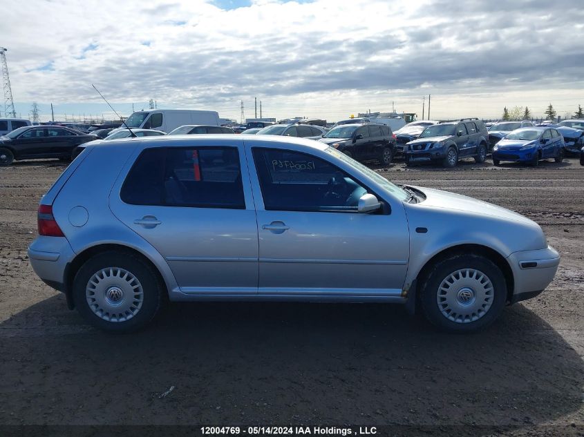 2004 Volkswagen Golf VIN: 9BWEL21J244015295 Lot: 12004769