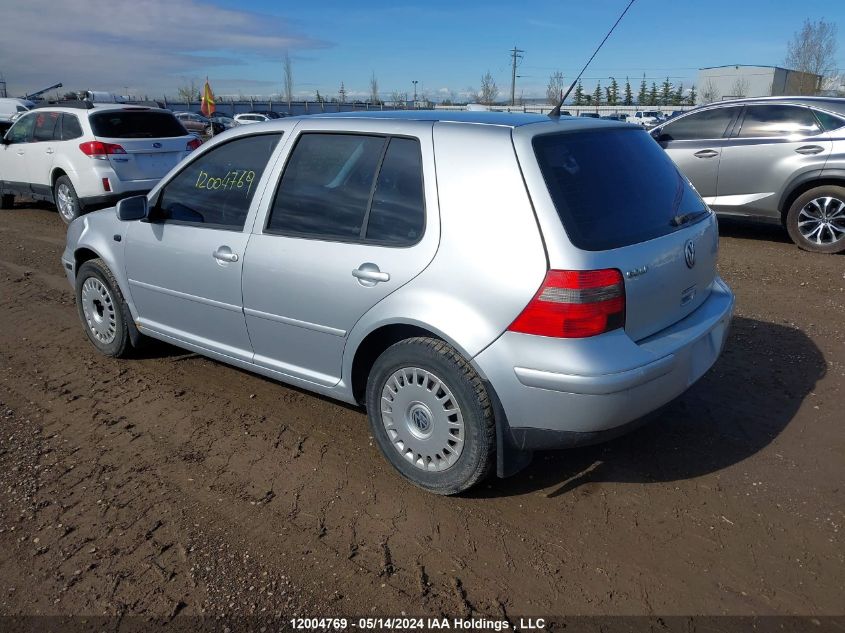 2004 Volkswagen Golf VIN: 9BWEL21J244015295 Lot: 12004769