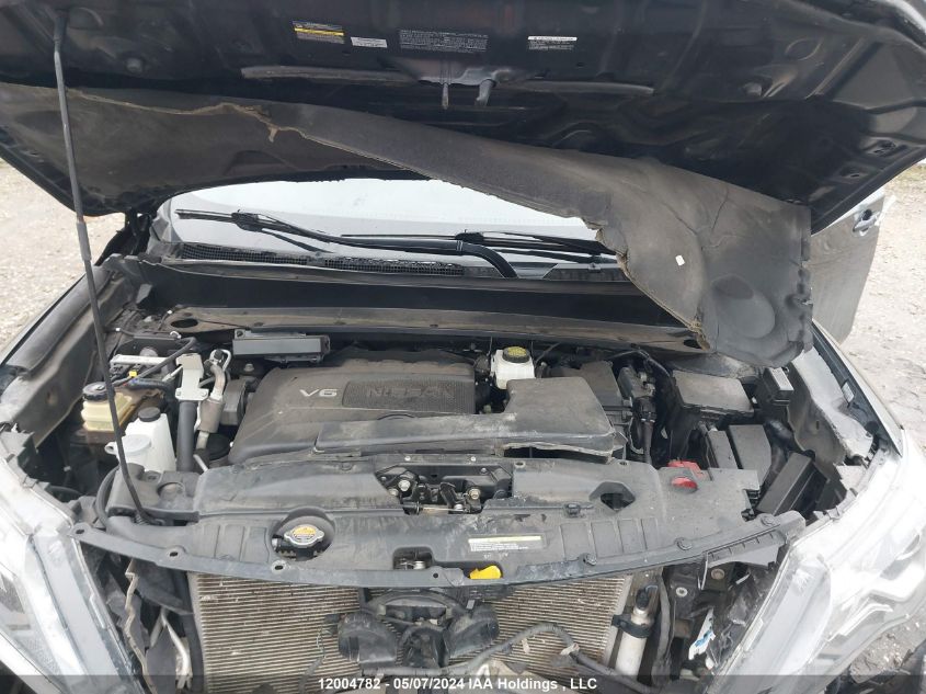 2017 Nissan Pathfinder S/Sv/Sl/Platinum VIN: 5N1DR2MM4HC662489 Lot: 12004782