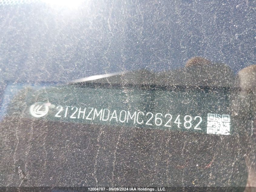 2021 Lexus Rx 350 VIN: 2T2HZMDA0MC262482 Lot: 12004787