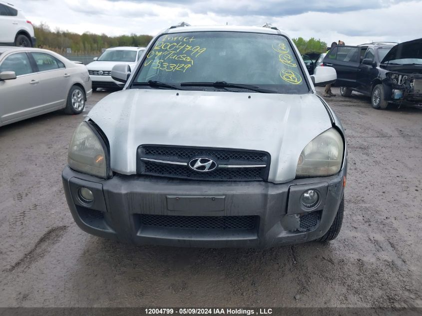 2007 Hyundai Tucson VIN: KM8JM72D67U533129 Lot: 12004799