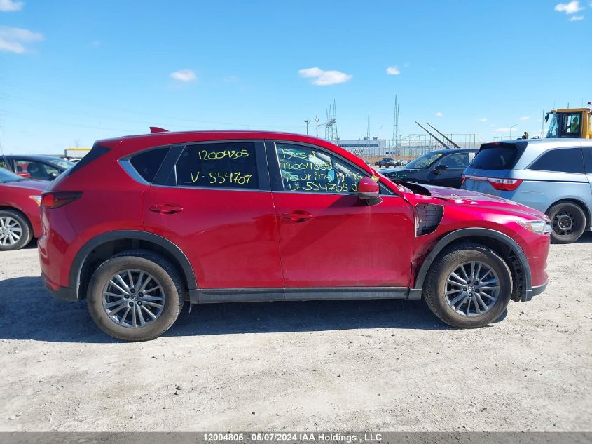 2019 Mazda Cx-5 Touring VIN: JM3KFBCM3K1554705 Lot: 12004805