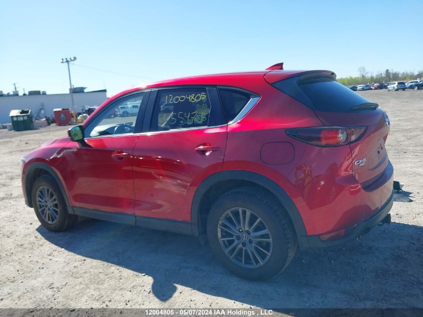 2019 Mazda Cx-5 Touring VIN: JM3KFBCM3K1554705 Lot: 12004805