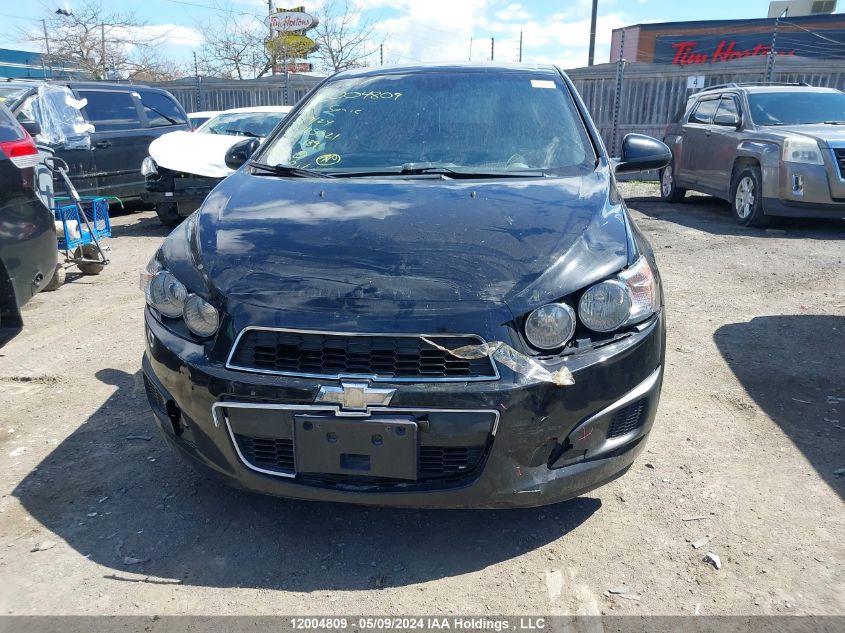 2012 Chevrolet Sonic VIN: 1G1JC6EH2C4105321 Lot: 12004809