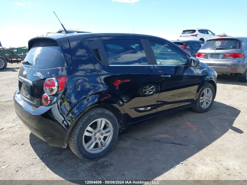 2012 Chevrolet Sonic VIN: 1G1JC6EH2C4105321 Lot: 12004809