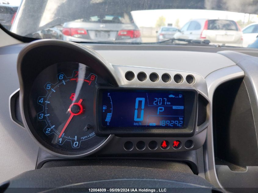 2012 Chevrolet Sonic VIN: 1G1JC6EH2C4105321 Lot: 12004809