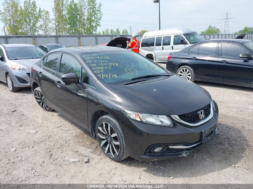 2014 Honda Civic Sedan VIN: 2HGFB2F78EH001342 Lot: 12004826