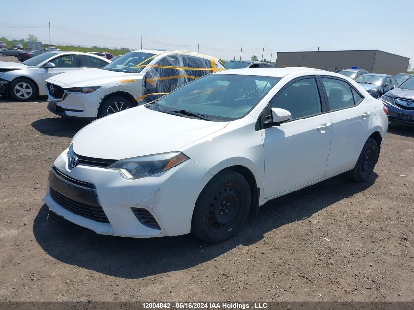 2016 Toyota Corolla Le VIN: 2T1BURHE2GC681876 Lot: 12004842