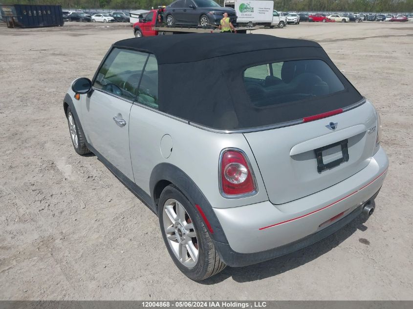 2012 Mini Cooper VIN: WMWZN3C59CT265503 Lot: 12004868