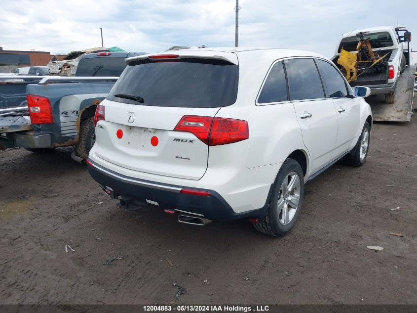 2011 Acura Mdx VIN: 2HNYD2H63BH004287 Lot: 12004883