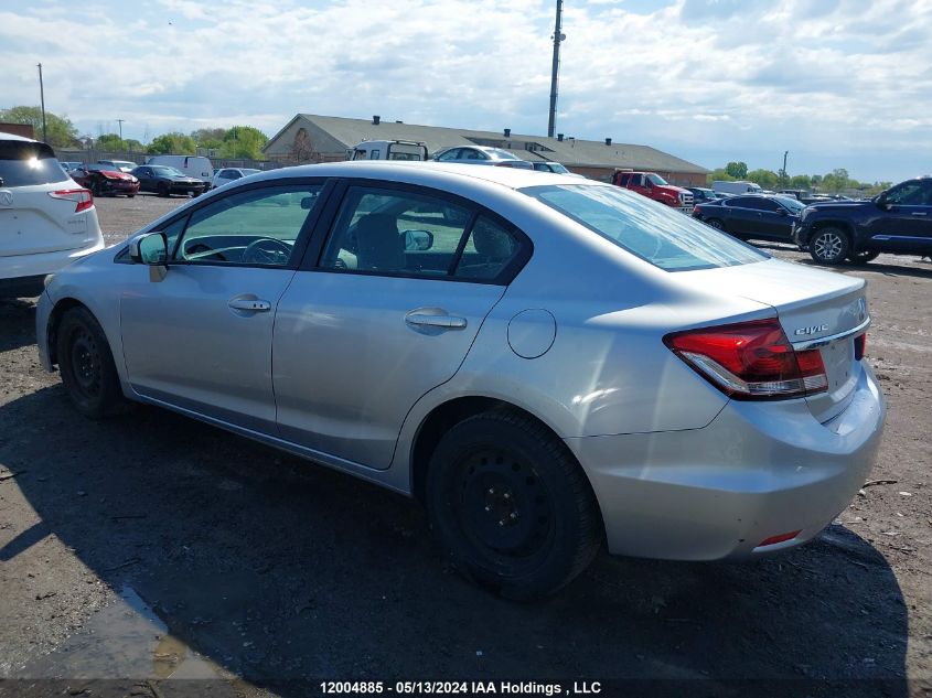 2014 Honda Civic Ex 4Dr VIN: 2HGFB2F51EH013847 Lot: 12004885