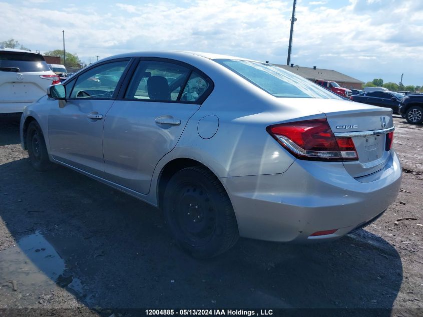 2014 Honda Civic Ex 4Dr VIN: 2HGFB2F51EH013847 Lot: 12004885