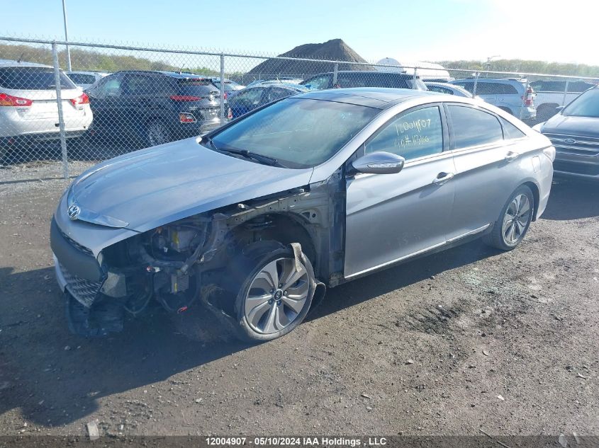 2014 Hyundai Sonata Hybrid Limited VIN: KMHEC4A41EA113166 Lot: 12004907