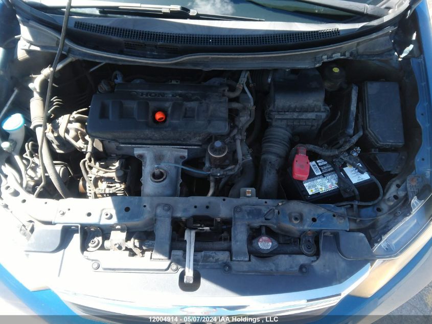 2012 Honda Civic Lx VIN: 2HGFB2F48CH028737 Lot: 12004914