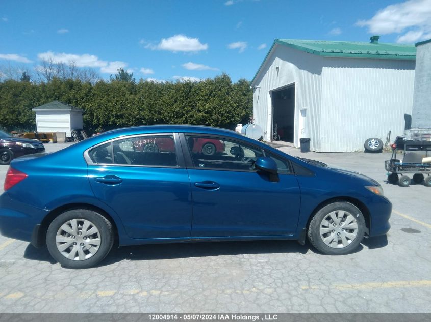 2012 Honda Civic Lx VIN: 2HGFB2F48CH028737 Lot: 12004914