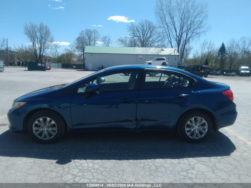 2012 Honda Civic Lx VIN: 2HGFB2F48CH028737 Lot: 12004914