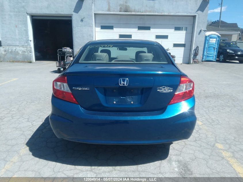 2012 Honda Civic Lx VIN: 2HGFB2F48CH028737 Lot: 12004914