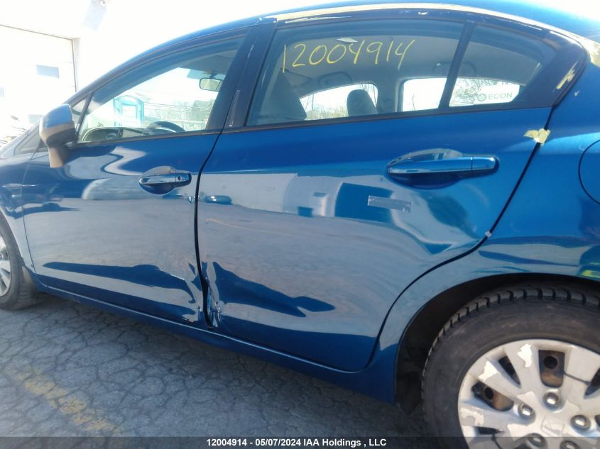 2012 Honda Civic Lx VIN: 2HGFB2F48CH028737 Lot: 12004914