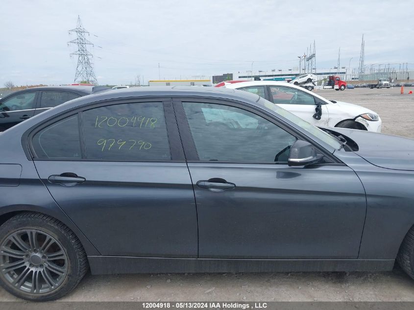 2013 BMW 3 Series VIN: WBA3B3C55DJ976790 Lot: 12004918