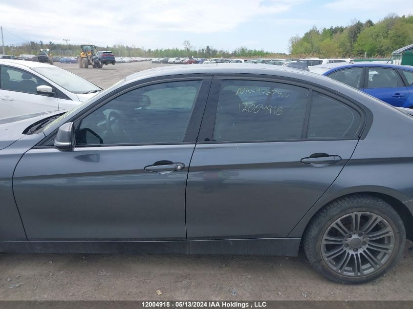 2013 BMW 3 Series VIN: WBA3B3C55DJ976790 Lot: 12004918