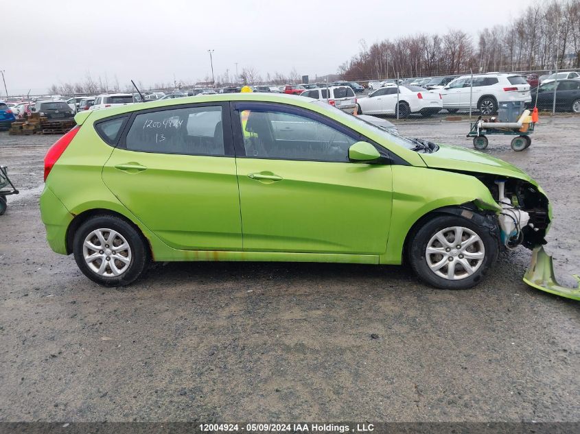 2013 Hyundai Accent Gl VIN: KMHCT5AE4DU107932 Lot: 12004924