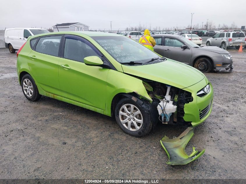 2013 Hyundai Accent Gl VIN: KMHCT5AE4DU107932 Lot: 12004924