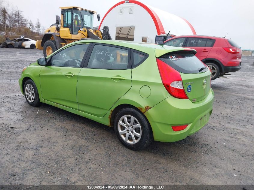 2013 Hyundai Accent Gl VIN: KMHCT5AE4DU107932 Lot: 12004924