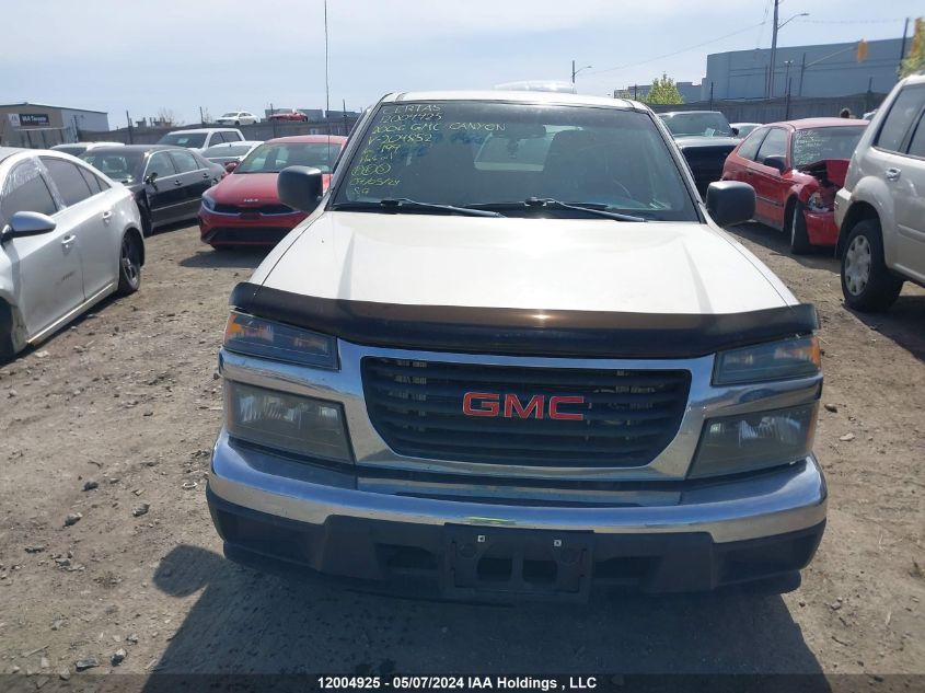 2006 GMC Canyon VIN: 1GTCS196868204852 Lot: 12004925