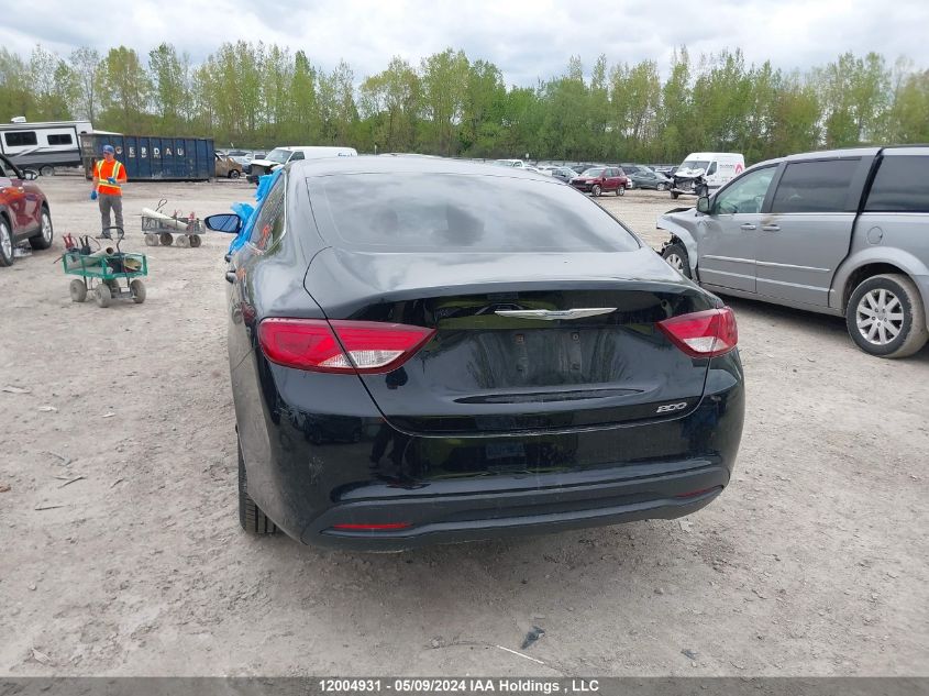 2016 Chrysler 200 Lx VIN: 1C3CCCFB8GN110214 Lot: 12004931