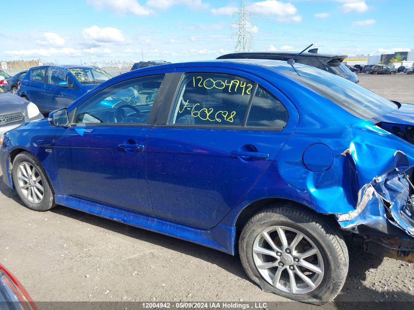 2016 Mitsubishi Lancer Es/Se/Sel VIN: JA32V2FW3GU602698 Lot: 12004942