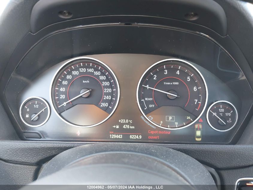 2015 BMW 328I xDrive VIN: WBA3B3G56FNT18451 Lot: 12004962