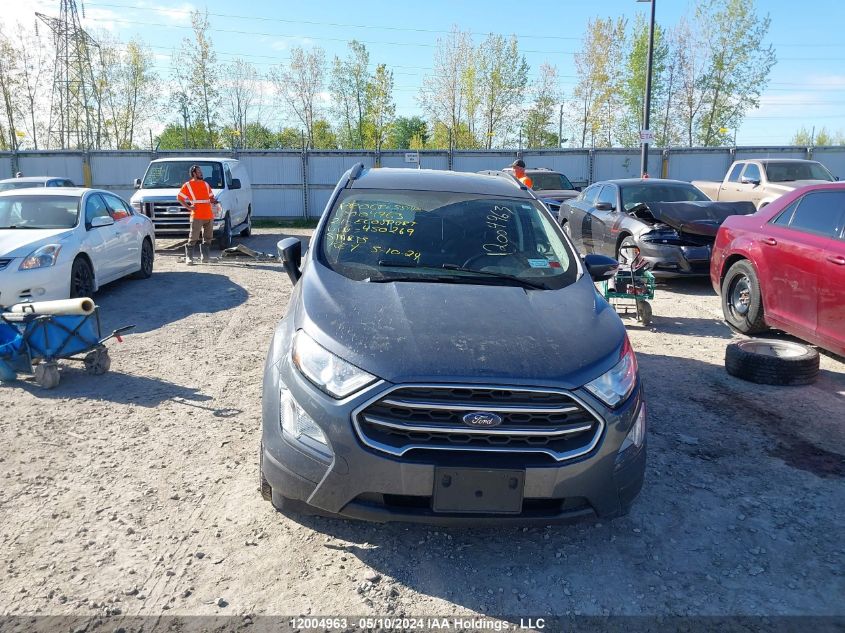 2021 Ford Ecosport Se VIN: MAJ3S2GE3MC450269 Lot: 12004963