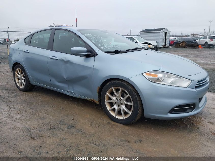 2013 Dodge Dart Sxt/Rallye VIN: 1C3CDFBA8DD233511 Lot: 12004965