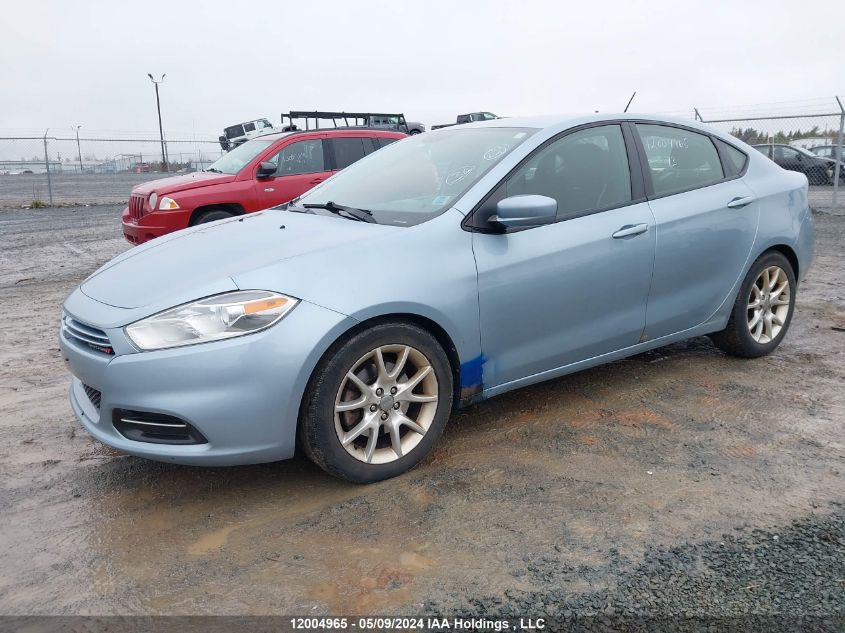 2013 Dodge Dart Sxt/Rallye VIN: 1C3CDFBA8DD233511 Lot: 12004965