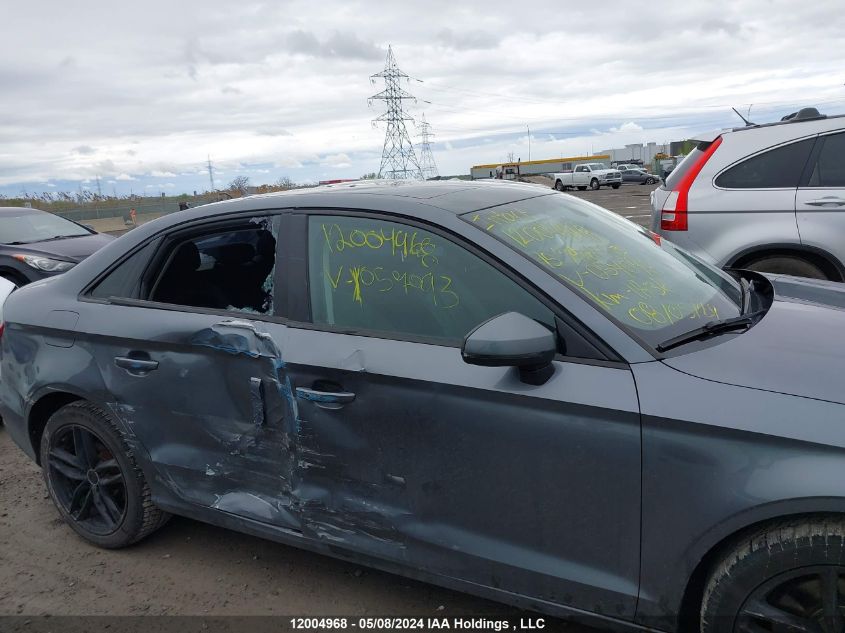 2015 Audi S3 VIN: WAUBFRFF9F1057093 Lot: 12004968