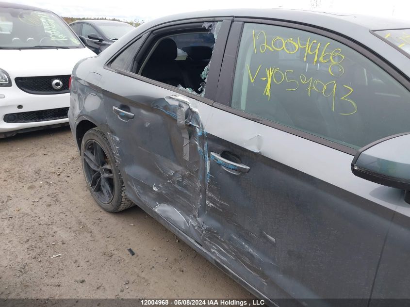 2015 Audi S3 VIN: WAUBFRFF9F1057093 Lot: 12004968