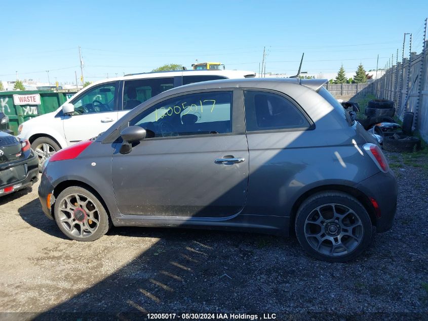 2012 Fiat 500 Sport VIN: 3C3CFFBR7CT102966 Lot: 12005017