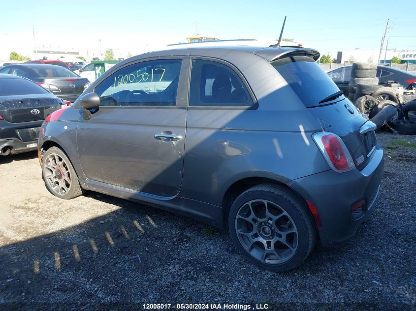 2012 Fiat 500 Sport VIN: 3C3CFFBR7CT102966 Lot: 12005017