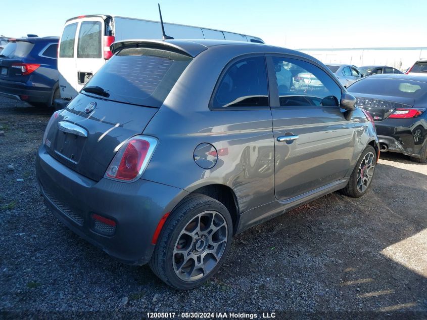 2012 Fiat 500 Sport VIN: 3C3CFFBR7CT102966 Lot: 12005017