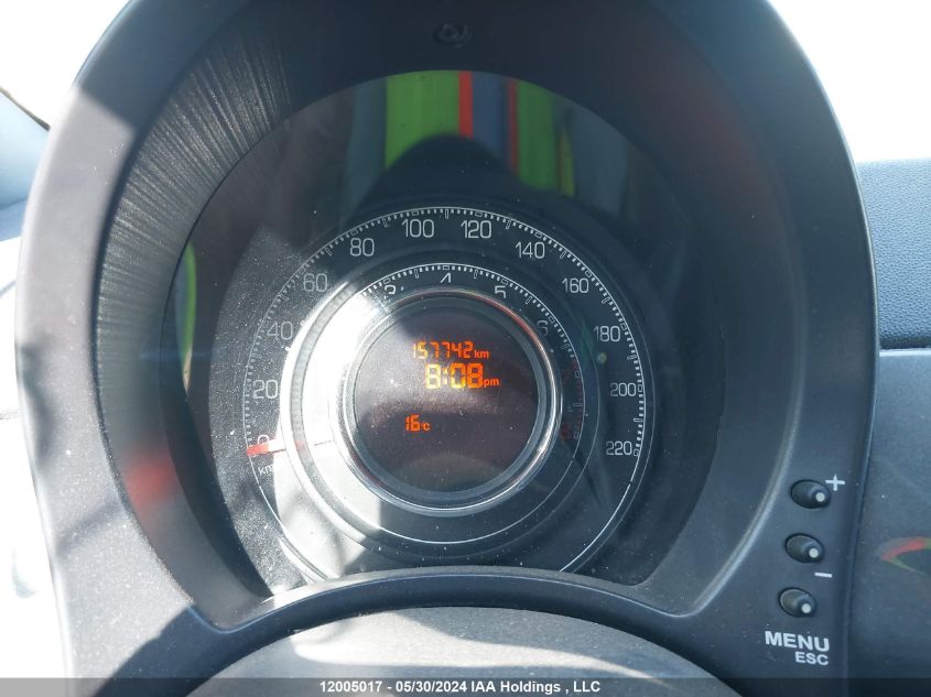 2012 Fiat 500 Sport VIN: 3C3CFFBR7CT102966 Lot: 12005017