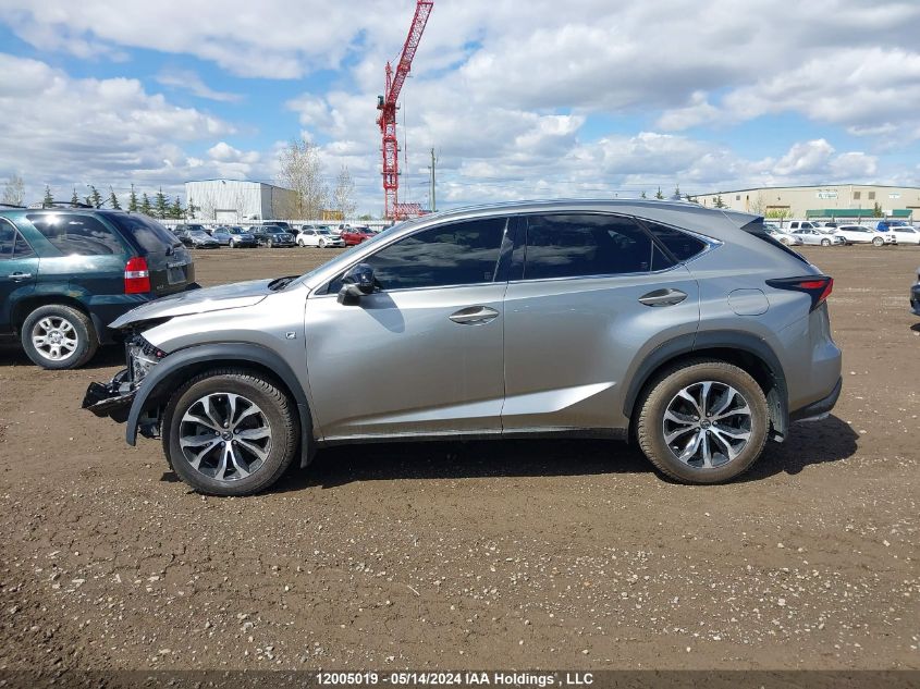 2015 Lexus Nx 200T VIN: JTJBARBZ7F2034226 Lot: 12005019