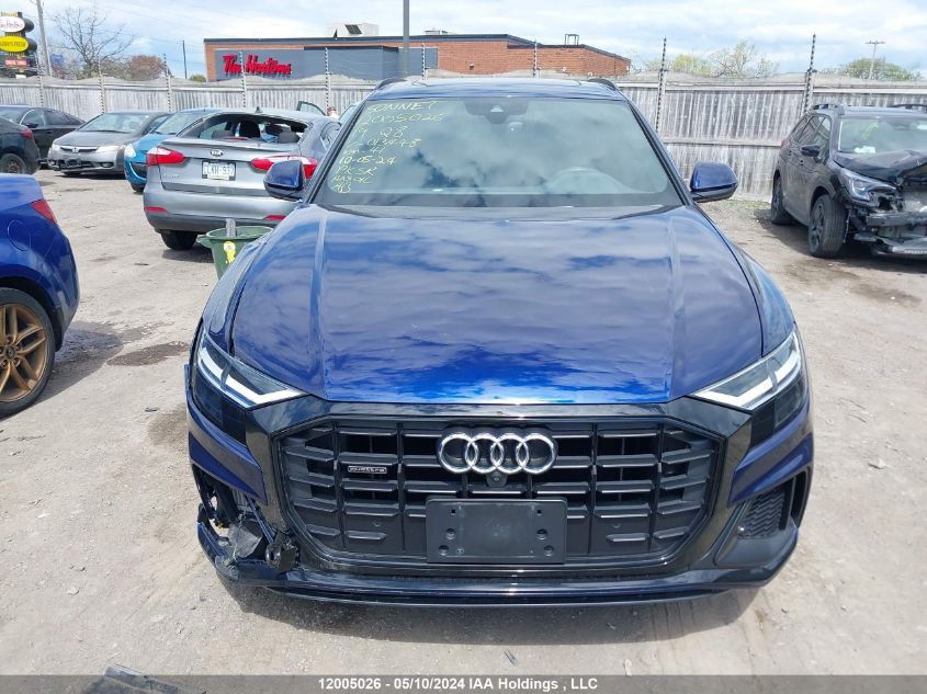 2019 Audi Q8 VIN: WA1DVAF1XKD013448 Lot: 12005026