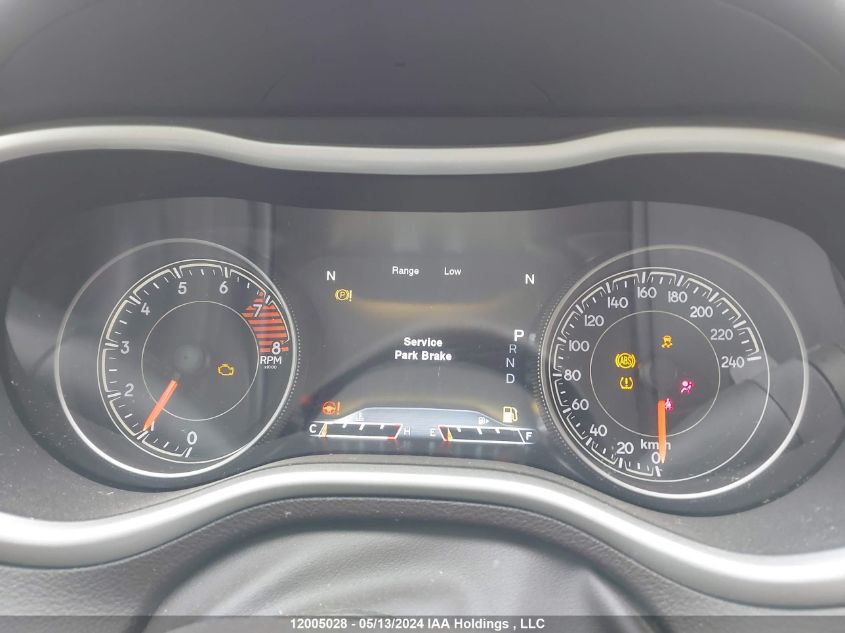 2016 Jeep Cherokee Overland VIN: 1C4PJMJS7GW372414 Lot: 12005028