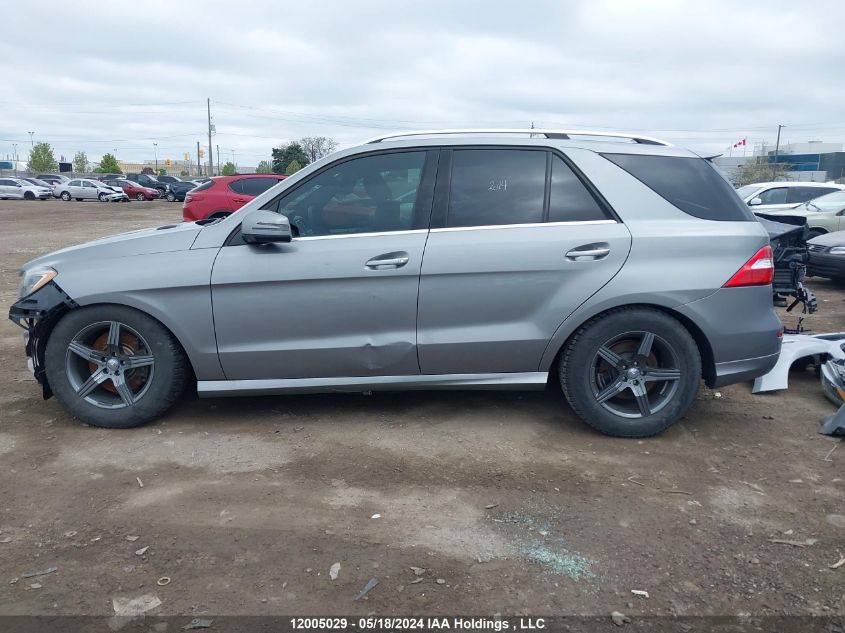 2014 Mercedes-Benz M-Class Ml 350 Bluetec VIN: 4JGDA2EB9EA402696 Lot: 12005029