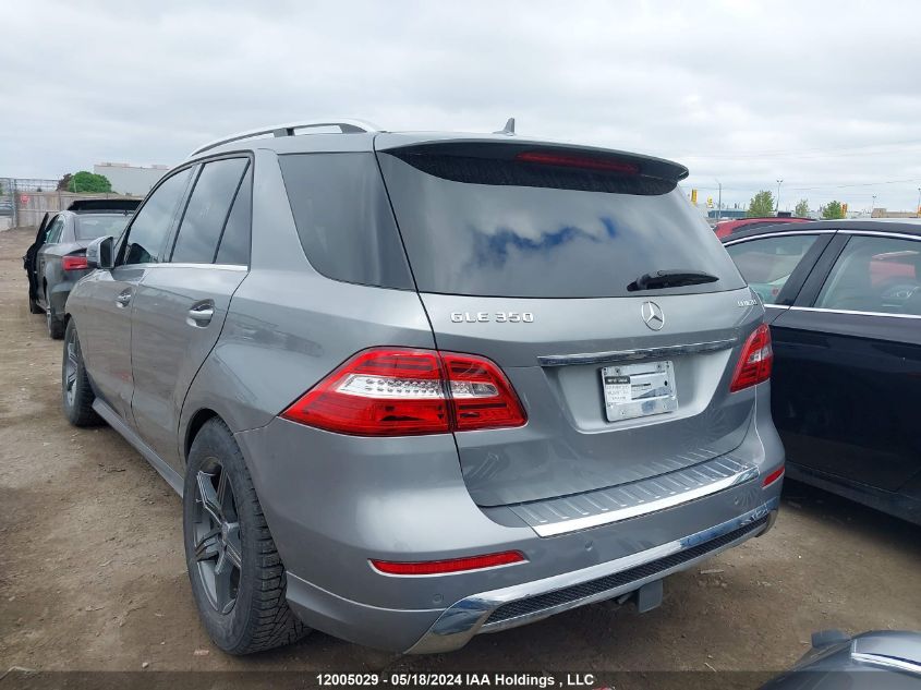 2014 Mercedes-Benz M-Class Ml 350 Bluetec VIN: 4JGDA2EB9EA402696 Lot: 12005029