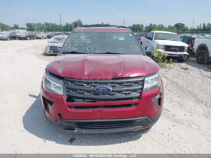 2018 Ford Explorer Xlt VIN: 1FM5K8D89JGA92549 Lot: 12005062