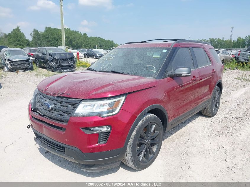 2018 Ford Explorer Xlt VIN: 1FM5K8D89JGA92549 Lot: 12005062